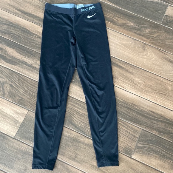 Nike Pants - Nike Pro dri fit running workout leggings tights